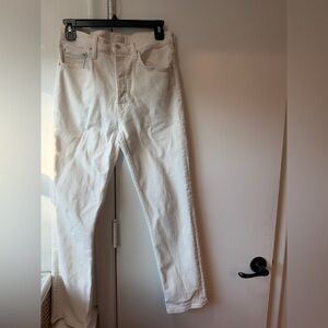 MOTHER The Tomcat Ankle High-Rise Jeans-Stretch Size 30